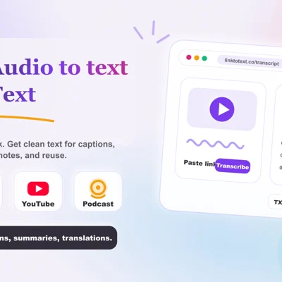 LinkToText logo